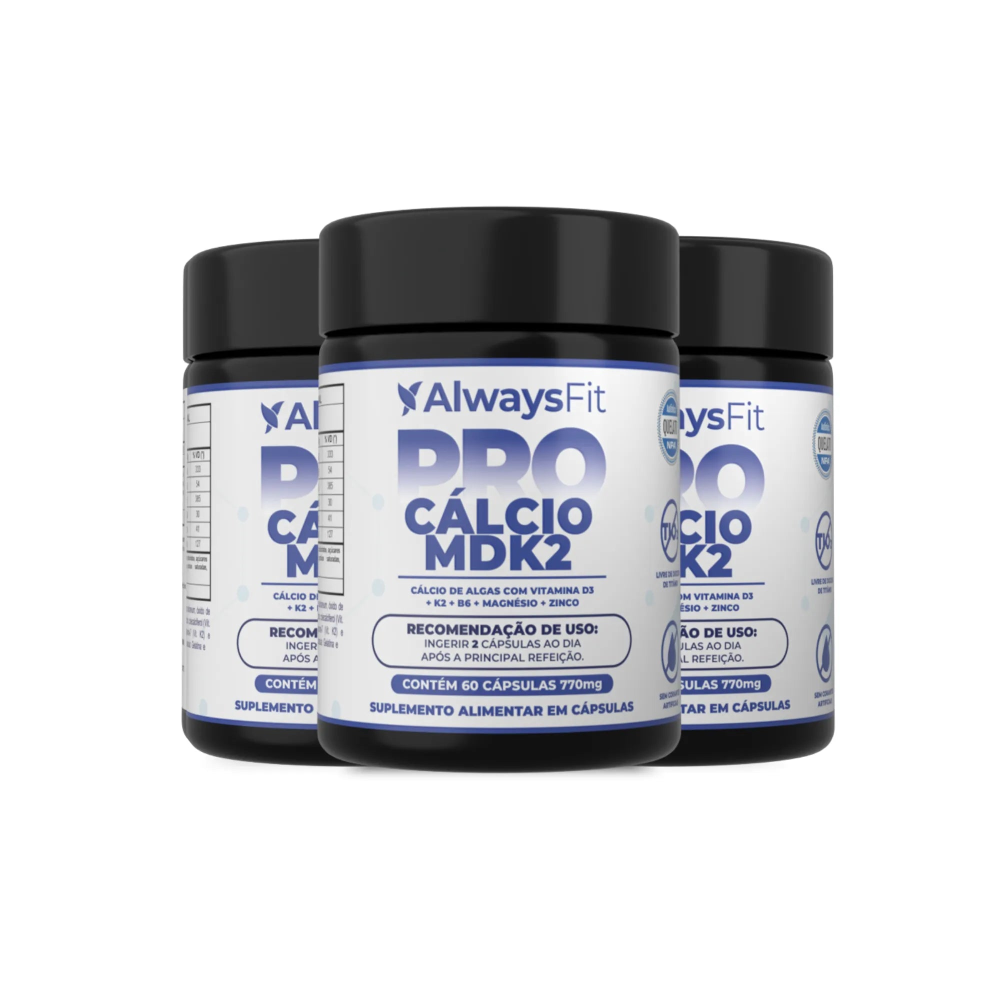Pro Cálcio MDK2 — Suplemento alimentar em cápsulas