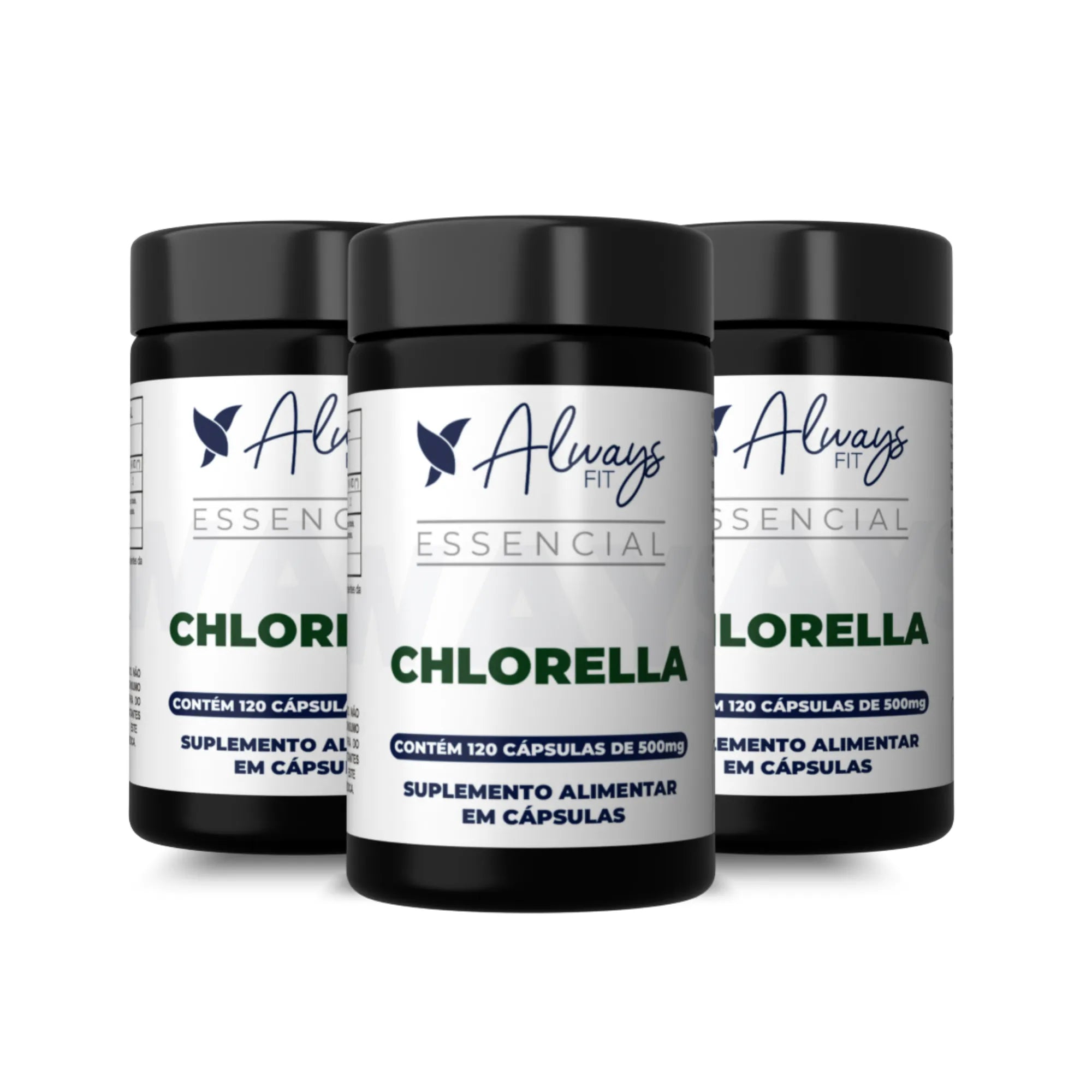 Chlorella — Suplemento alimentar em cápsulas