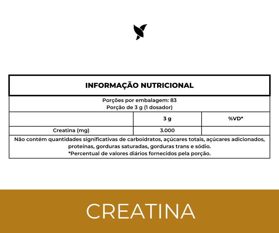 Creatina Monohidratada — Suplemento alimentar em pó