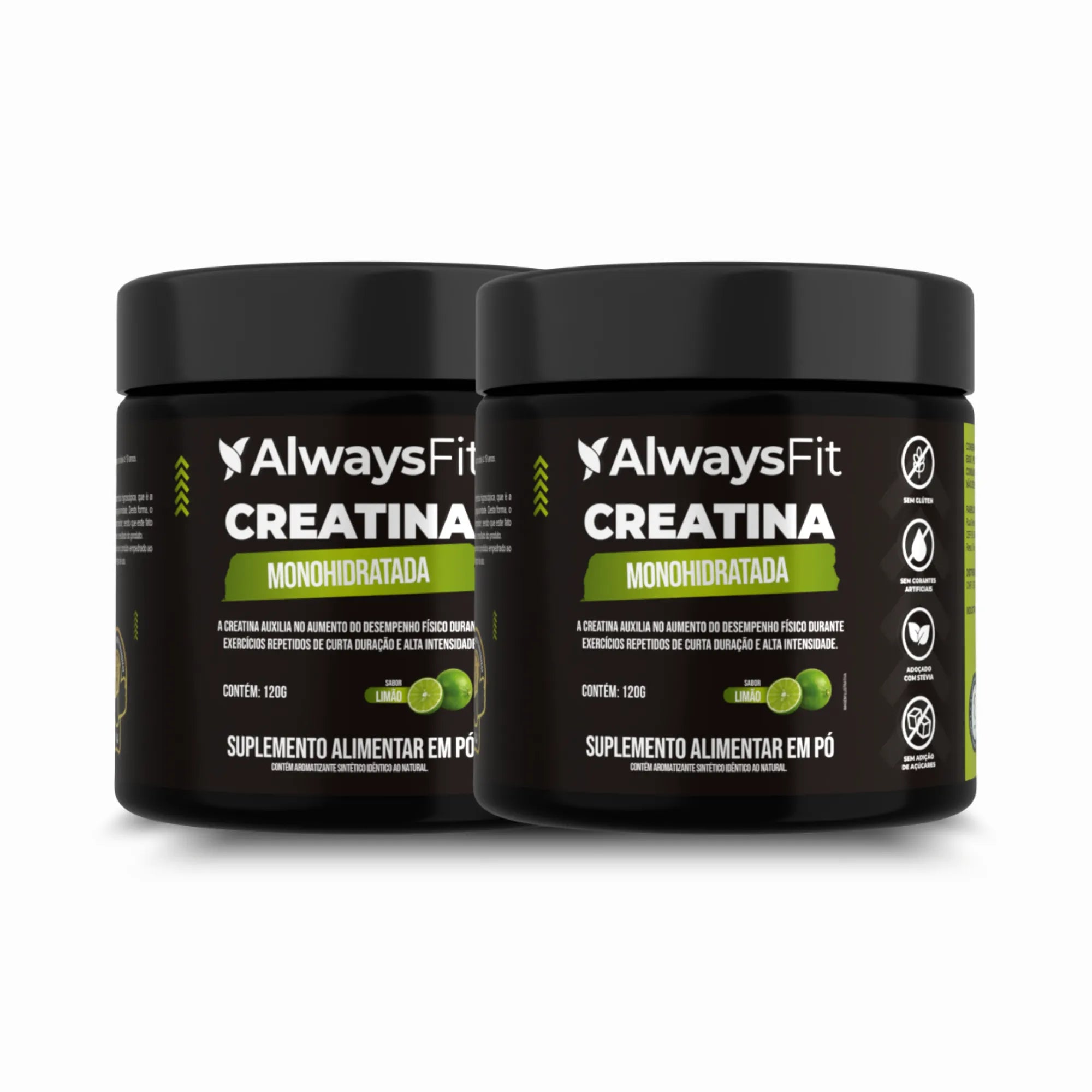 Creatina Monohidratada 100% Pura – Sabor Limão | 120g