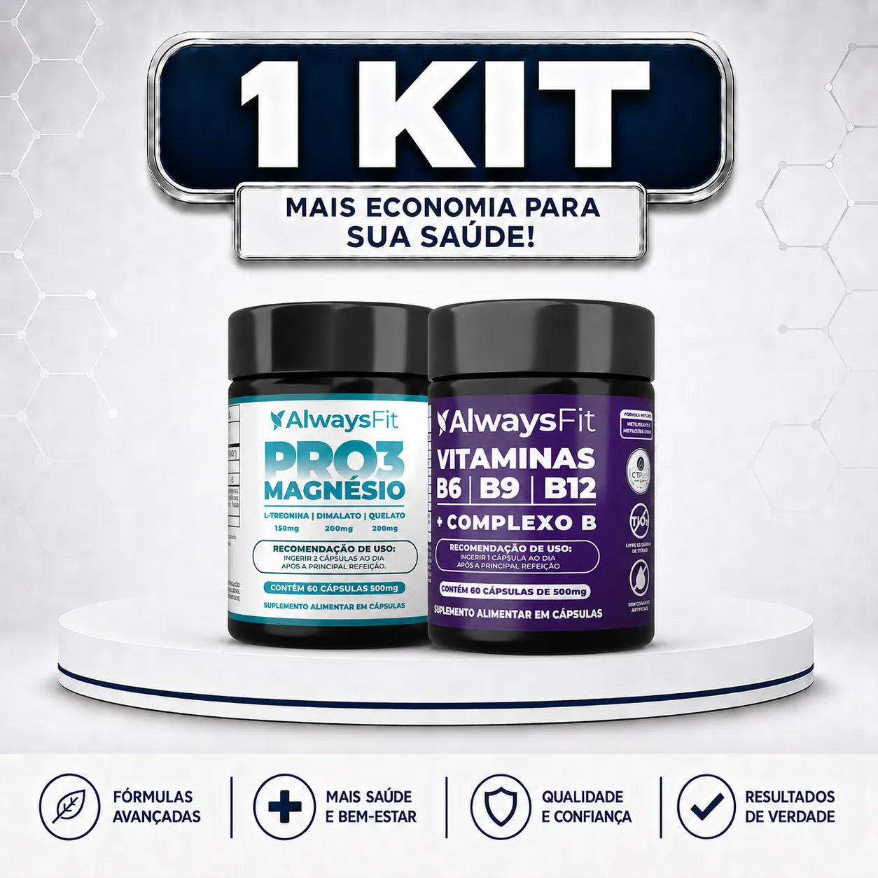Kit PRO3 Magnésio + Complexo B