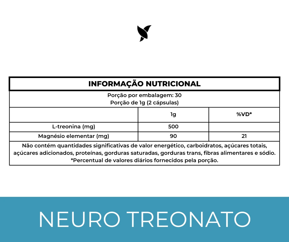 Neuro Treonato — Suplemento alimentar em cápsulas