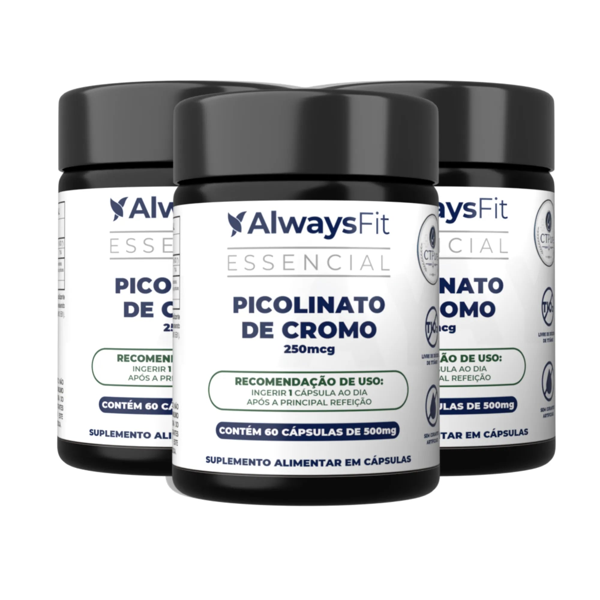 Picolinato de Cromo — Suplemento alimentar em cápsulas