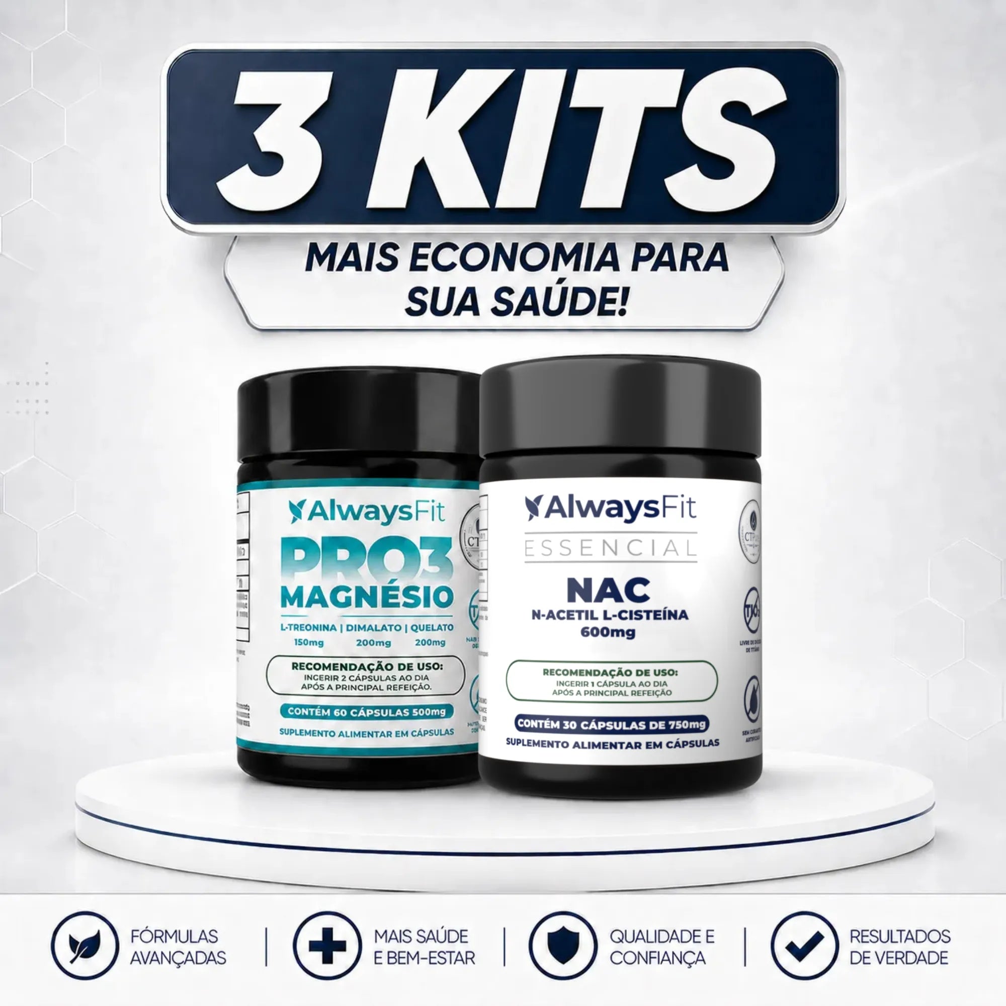 Kit 34 - PRO3 Magnésio + NAC