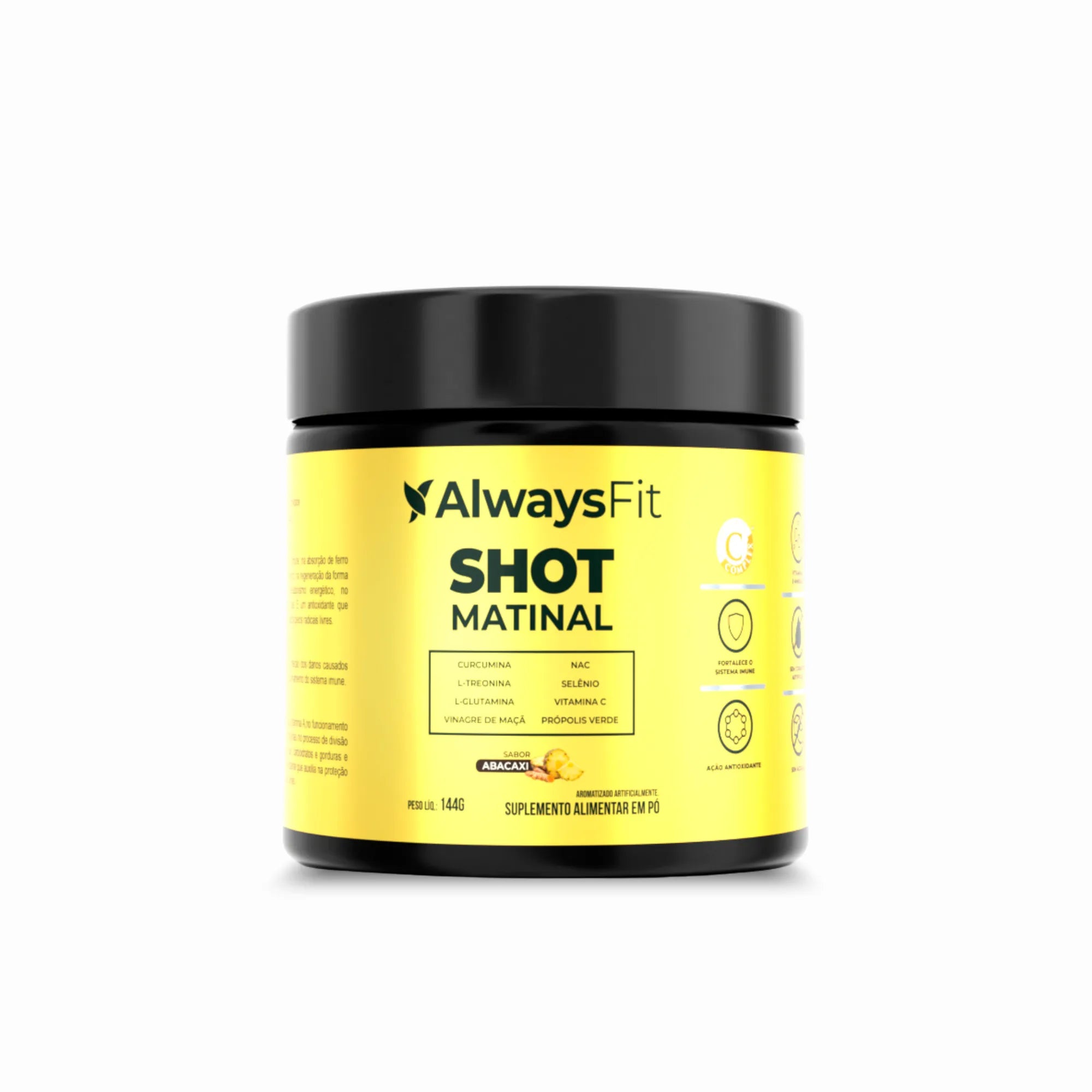 Shot Matinal — Suplemento alimentar em pó (sabor abacaxi)
