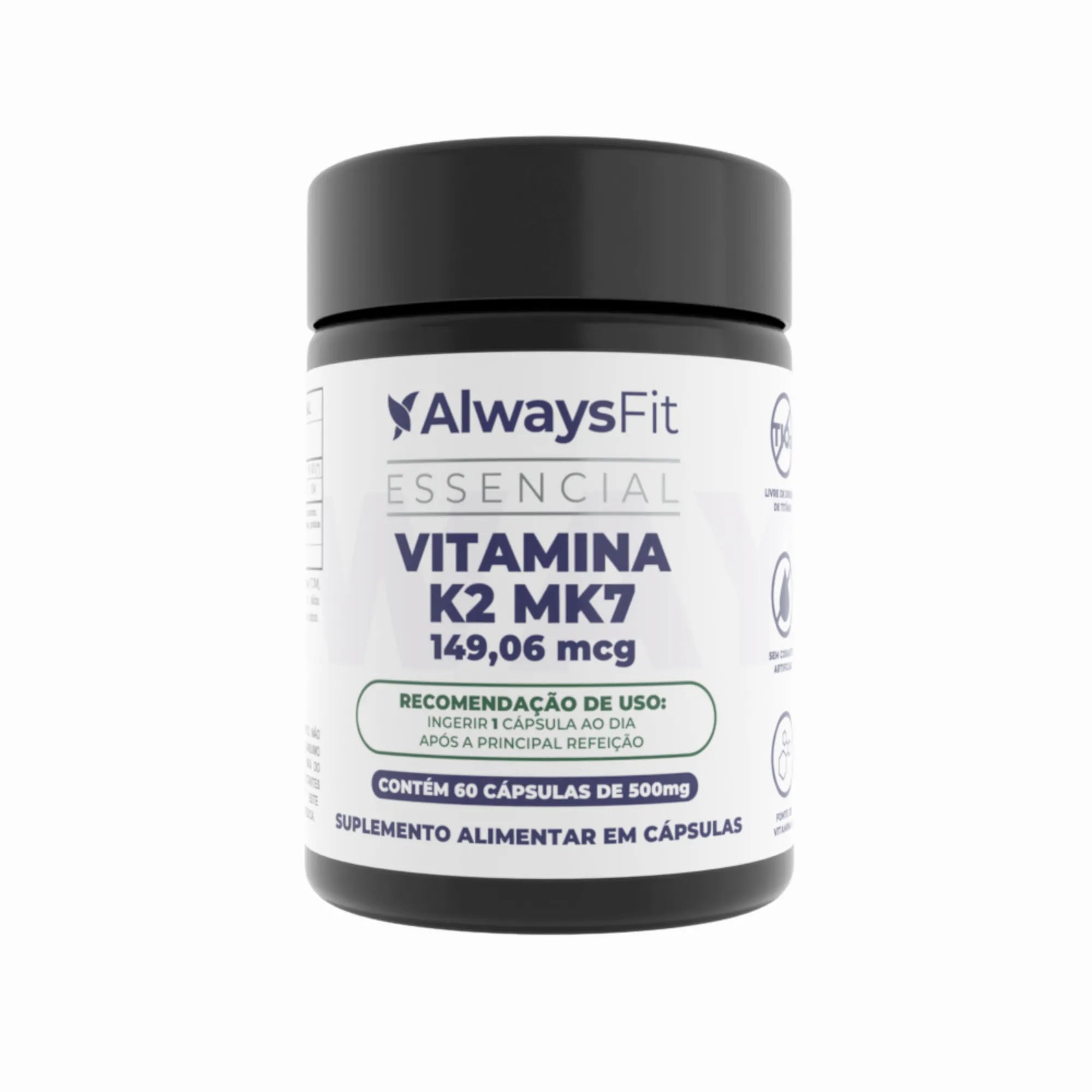 Vitamina K2 (MK-7) — Suplemento alimentar em cápsulas